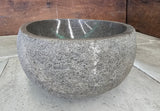 Handmade Natural Oval River Stone  Bathroom Basin  RS 2409052