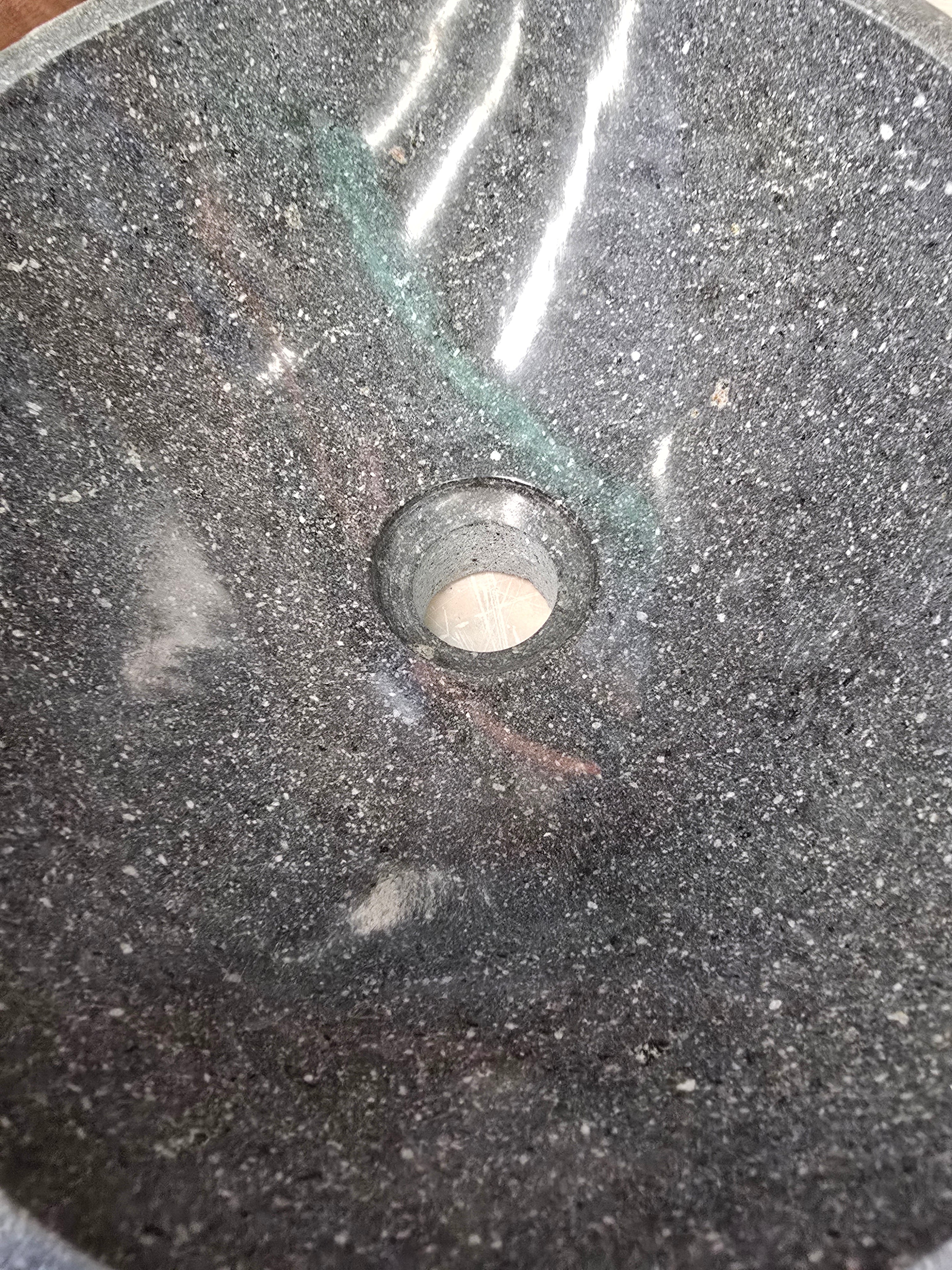 Handmade Natural Oval River Stone  Bathroom Basin  RS 2409079