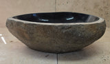 Handmade Natural Oval River Stone  Bathroom Basin  RM 25072047