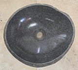 Handmade Natural Oval River Stone  Bathroom Basin  RVS 2409043