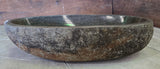 Handmade Natural Oval River Stone  Bathroom Basin  RL 240954