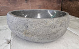 Handmade Natural Oval River Stone  Bathroom Basin  RS 2409052