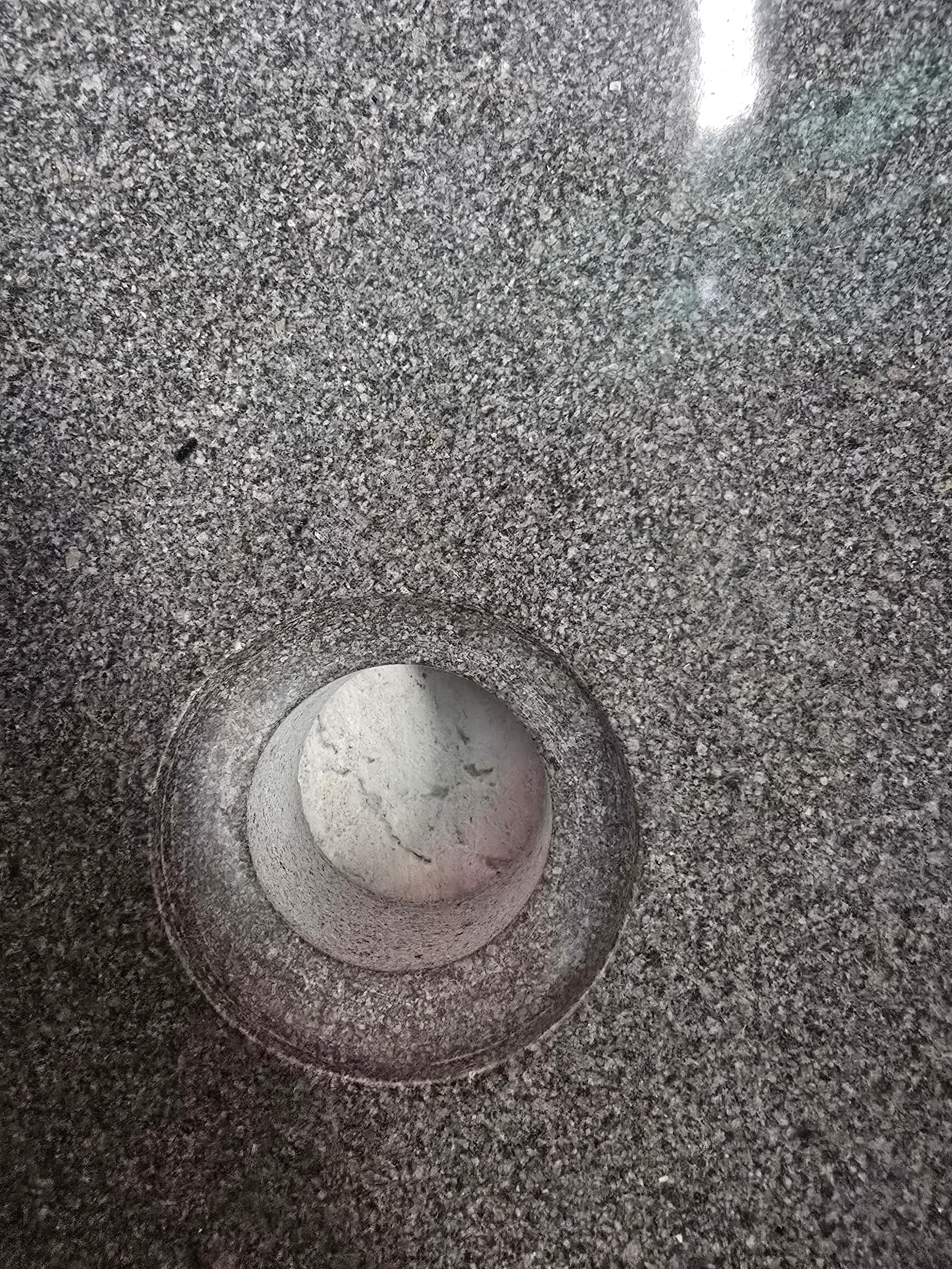 Handmade Natural Oval River Stone  Bathroom Basin  RVS 2409082