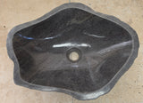 Handmade Natural Oval River Stone  Bathroom Basin  RM 25072019