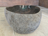 Handmade Natural Oval River Stone  Bathroom Basin  RVM 2409068