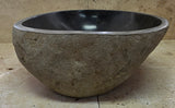 Handmade Natural Oval River Stone  Bathroom Basin  RM 2409110