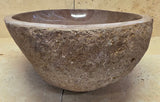 Handmade Natural Oval River Stone  Bathroom Basin  RL 25072004