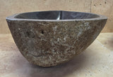 Handmade Natural Oval River Stone  Bathroom Basin TWIN SETS A & B RM 25072043