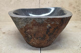 Handmade Natural Oval River Stone  Bathroom Basin  RS 25072053