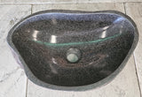 Handmade Natural Oval River Stone  Bathroom Basin  RM 2409136
