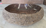 Handmade Natural Oval River Stone  Bathroom Basin  RVS 2409068