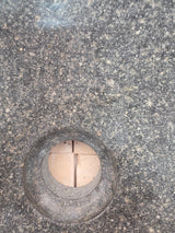 Handmade Natural Oval River Stone  Bathroom Basin  RS 2409091