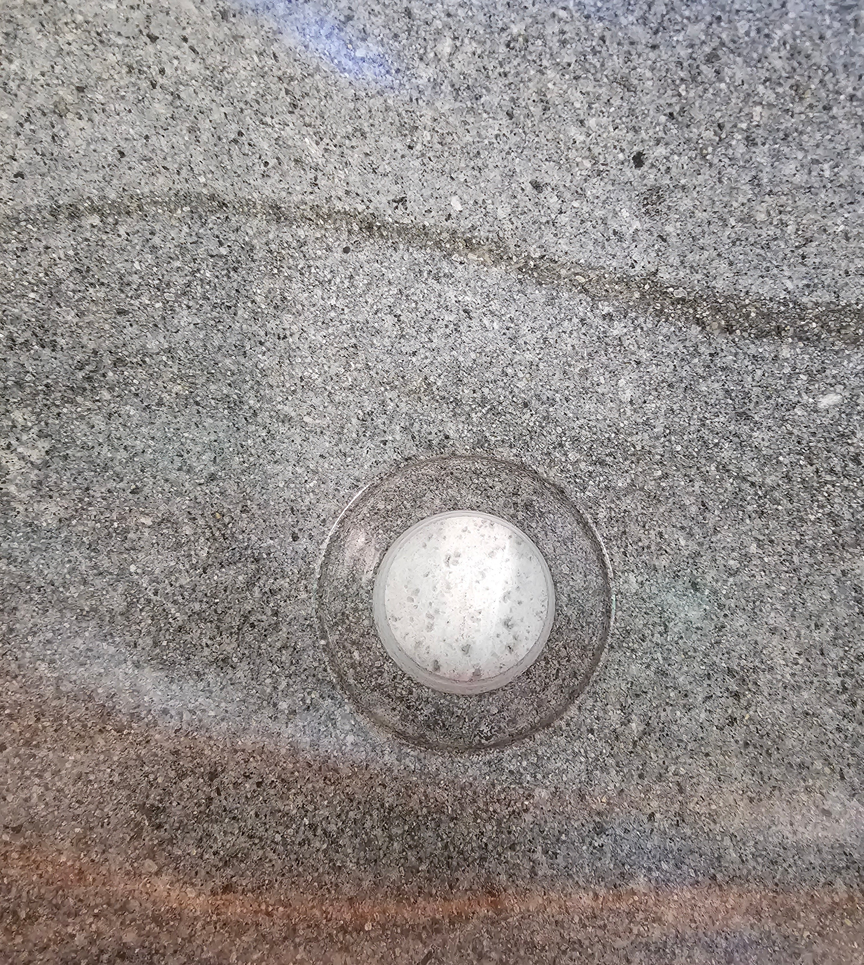 Handmade Natural Oval River Stone  Bathroom Basin  RVS 2409016