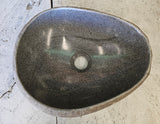 Handmade Natural Oval River Stone  Bathroom Basin  RVS 2409016