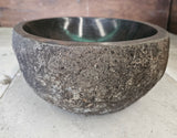 Handmade Natural Oval River Stone  Bathroom Basin  RS 2409113