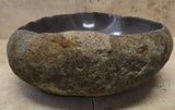 Handmade Natural Oval River Stone  Bathroom Basin  RL 240905