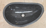 Handmade Natural Oval River Stone  Bathroom Basin  RM 2409126