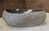 Handmade Natural Oval River Stone  Bathroom Basin  RVS 2409091