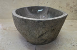 Handmade Natural Oval River Stone  Bathroom Basin  RM 25072099