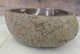 Handmade Natural Oval River Stone  Bathroom Basin  RS 2409005