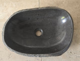 Handmade Natural Oval River Stone  Bathroom Basin  PHM 240925