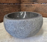 Handmade Natural Oval River Stone  Bathroom Basin  RS 2409079