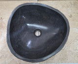 Handmade Natural Oval River Stone  Bathroom Basin  RM 2409110