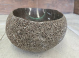 Handmade Natural Oval River Stone  Bathroom Basin  RVM 2409005