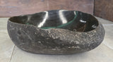 Handmade Natural Oval River Stone  Bathroom Basin  RVS 2409056