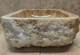 Natural Handmade Onyx Stone Bathroom Basin - ORM 240902