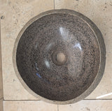 Handmade Natural Oval River Stone  Bathroom Basin  RS 2409079