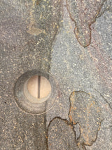 Handmade Natural Oval River Stone  Bathroom Basin  RS 25072063