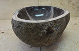 Handmade Natural Oval River Stone  Bathroom Basin  RS 25072013