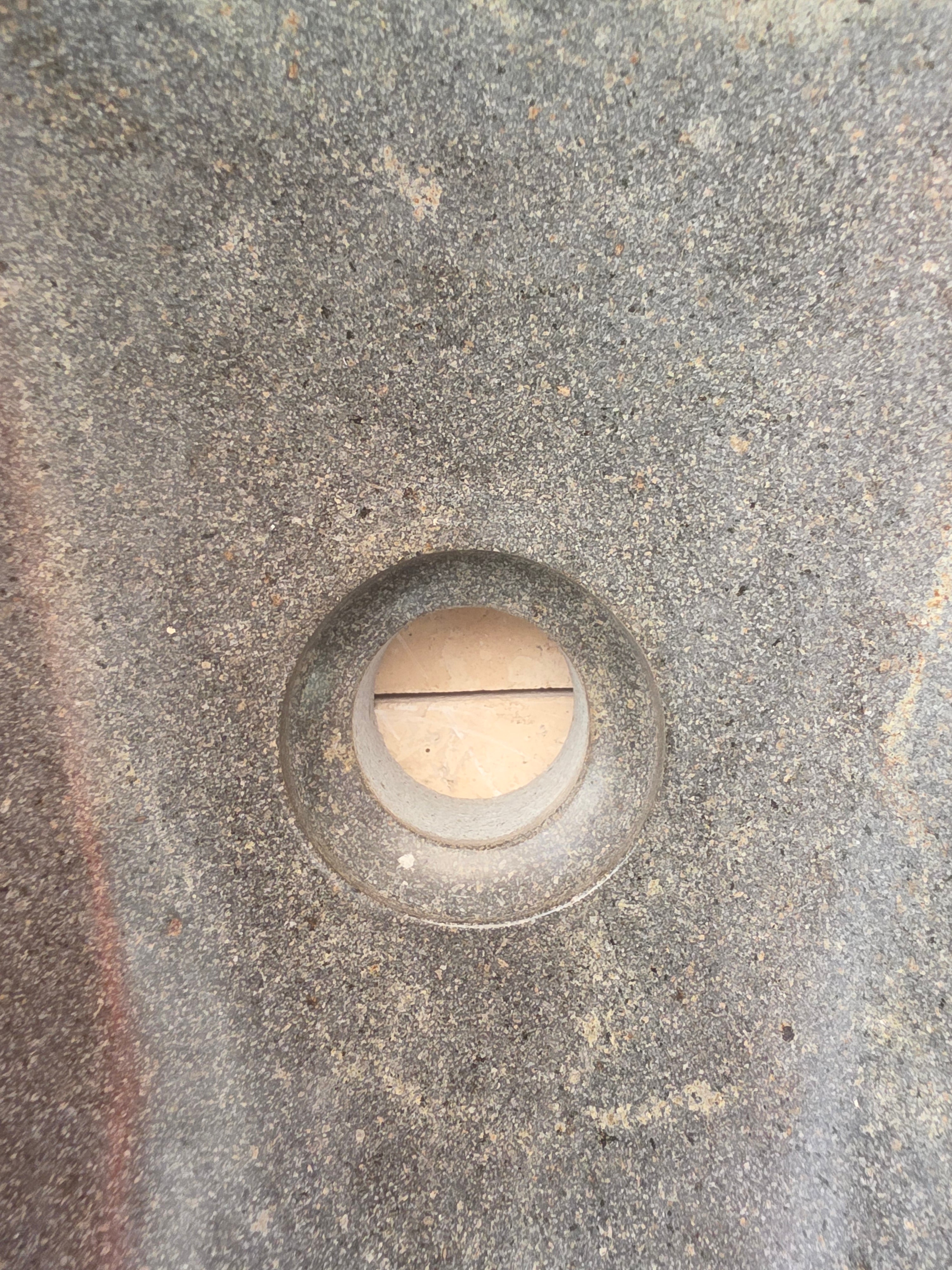 Handmade Natural Oval River Stone  Bathroom Basin  RS 2409133