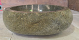 Handmade Natural Oval River Stone  Bathroom Basin  RS 2409109