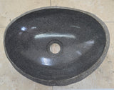 Handmade Natural Oval River Stone  Bathroom Basin  RVS 2409038