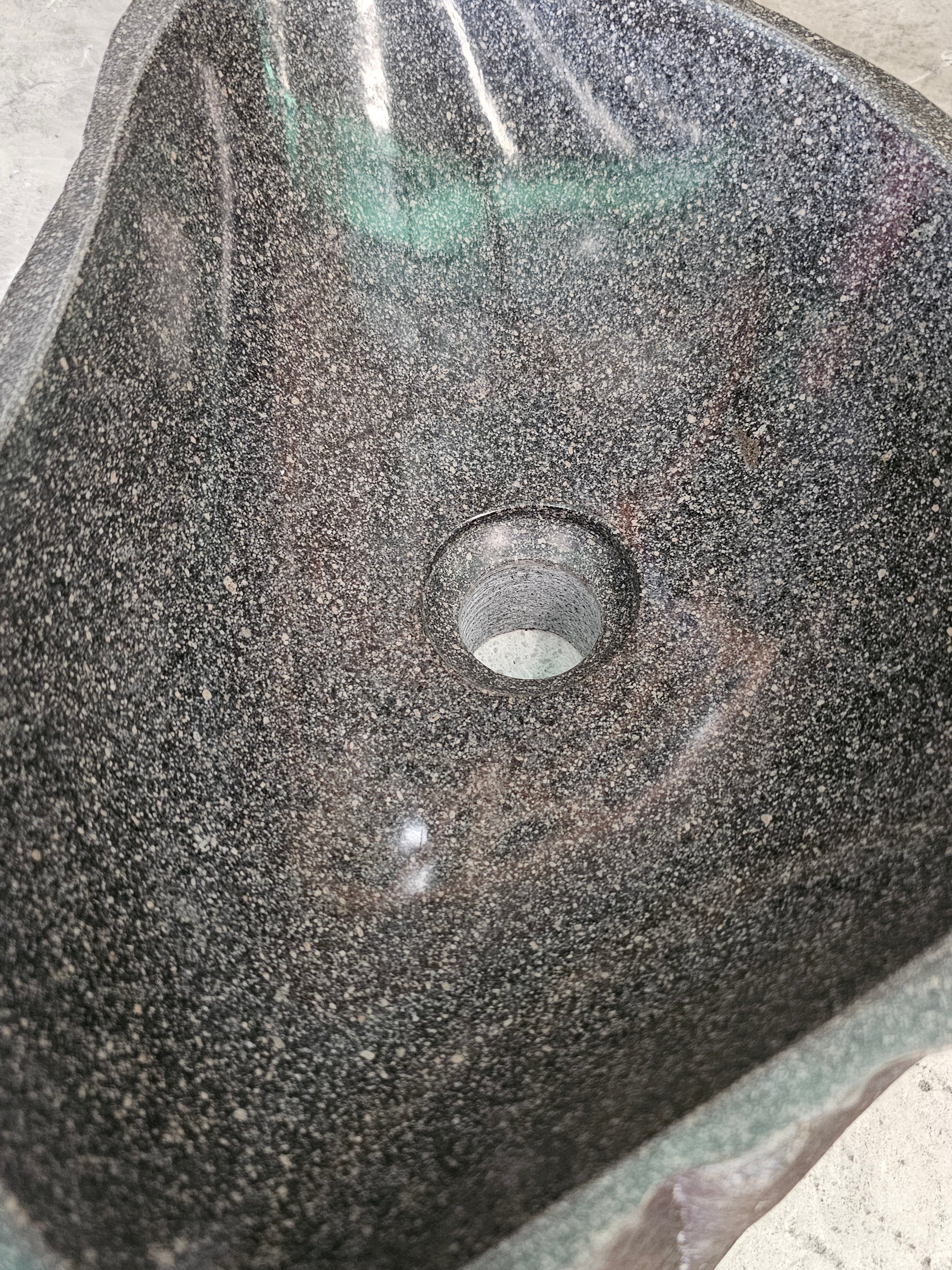 Handmade Natural Oval River Stone  Bathroom Basin  RM 2409136