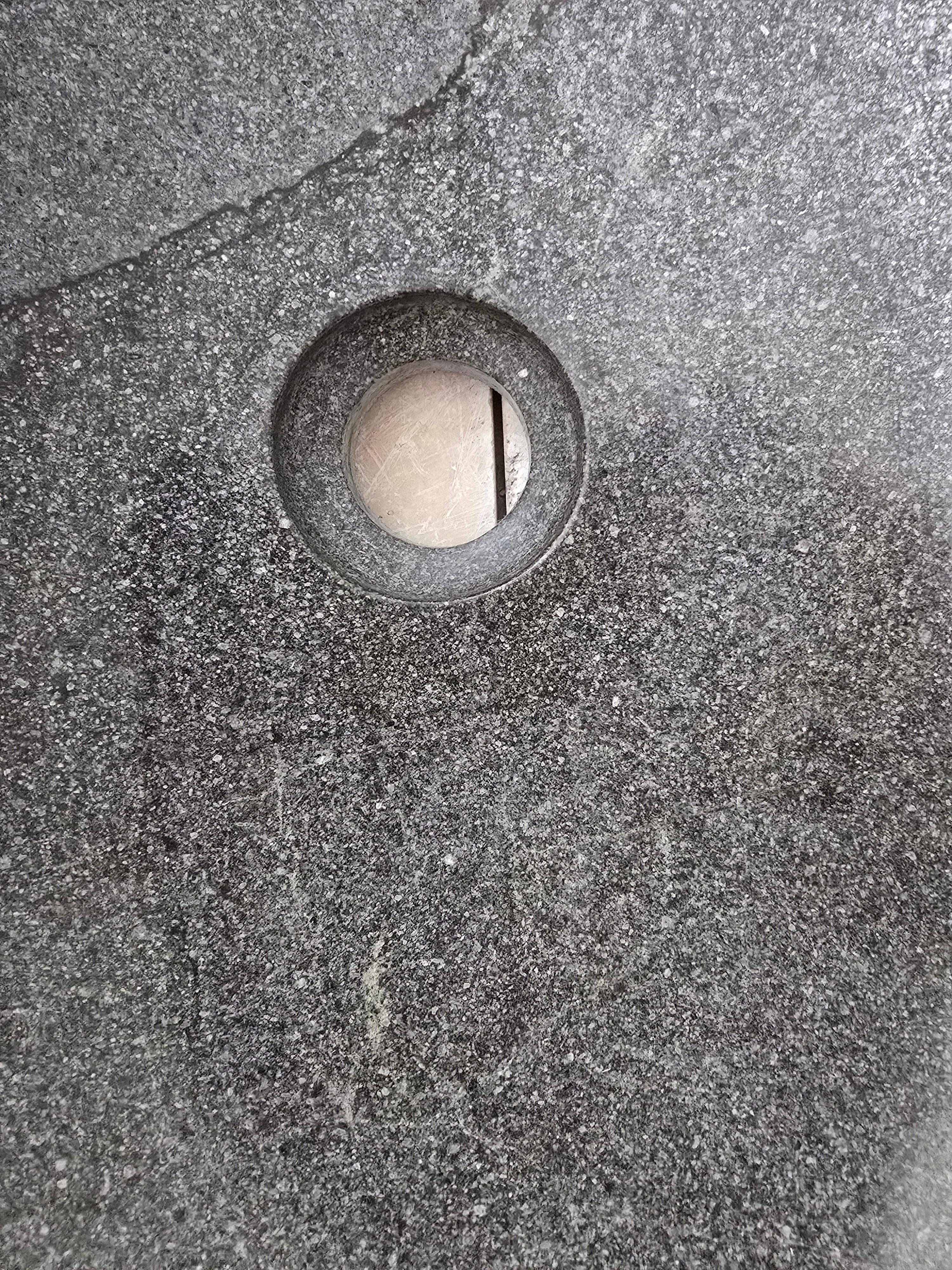 Handmade Natural Oval River Stone  Bathroom Basin  RVM 2409020