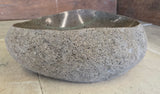 Handmade Natural Oval River Stone  Bathroom Basin  RVS 2409076