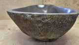Handmade Natural Oval River Stone  Bathroom Basin  RL 240959