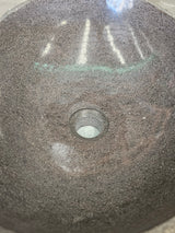 Handmade Natural Oval River Stone  Bathroom Basin  RVM 2409089