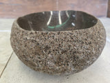 Handmade Natural Oval River Stone  Bathroom Basin  RVM 2409005