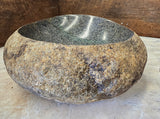Handmade Natural Oval River Stone  Bathroom Basin  RVS 2409100