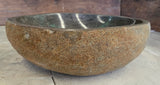 Handmade Natural Oval River Stone  Bathroom Basin  RM 2409089