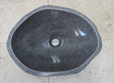 Handmade Natural Oval River Stone  Bathroom Basin  RM 2409010