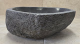 Handmade Natural Oval River Stone  Bathroom Basin  RS 2409086