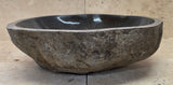 Handmade Natural Oval River Stone  Bathroom Basin  RM 25072091