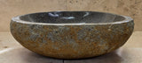 Handmade Natural Oval River Stone  Bathroom Basin  RM 2409088