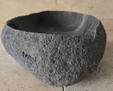 Handmade Natural Oval River Stone  Bathroom Basin  RVM 2409093