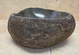 Handmade Natural Oval River Stone  Bathroom Basin  RVS 24090021